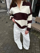 Wide leg jeans cream