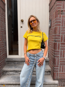 Embracing baby tee