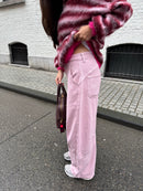 Pink barrel jeans