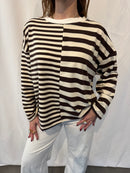 Duo striped pullovers