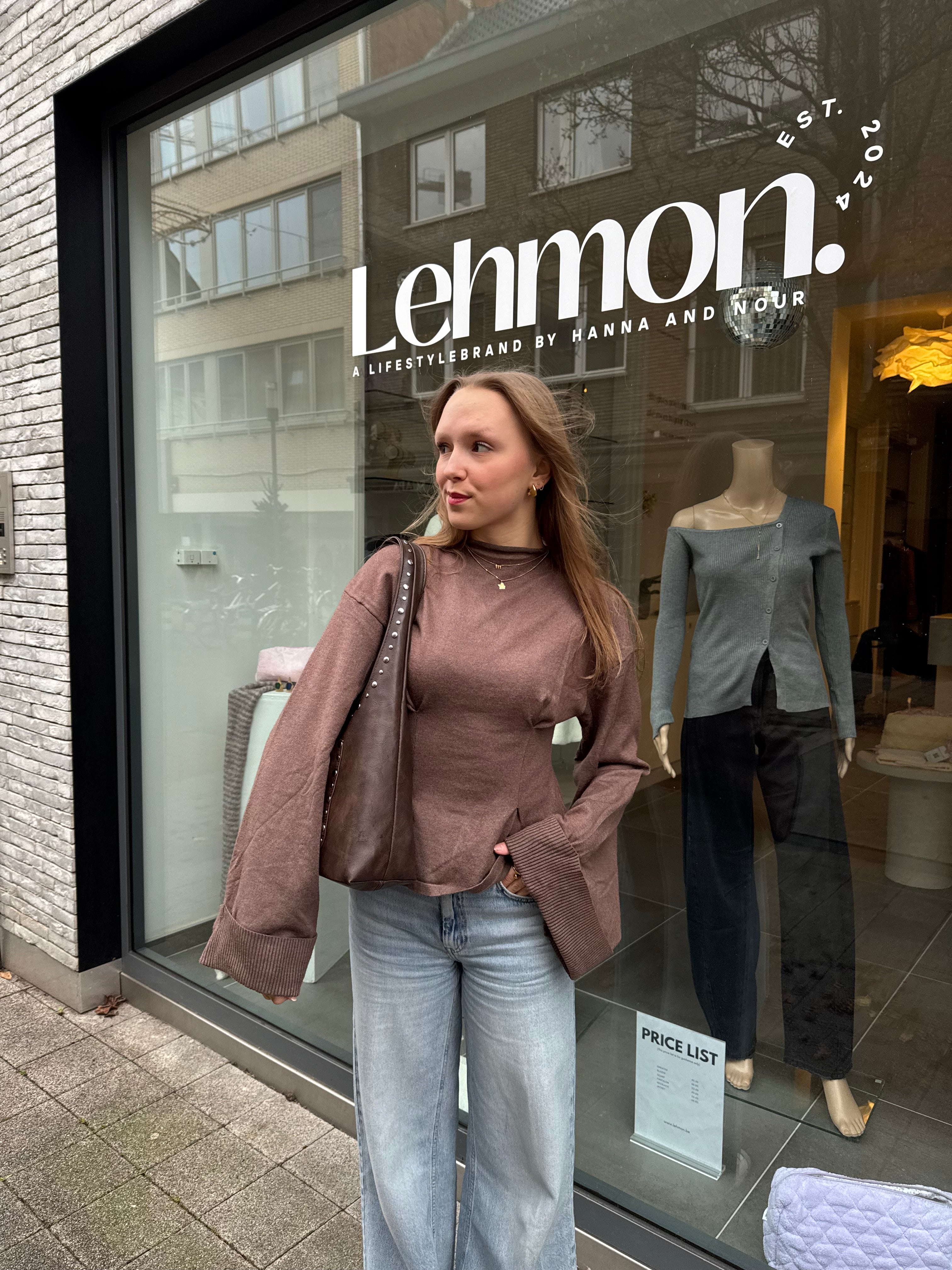 Classy brown sweater