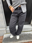 Barrel jeans dark grey