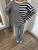 Duo striped pullovers